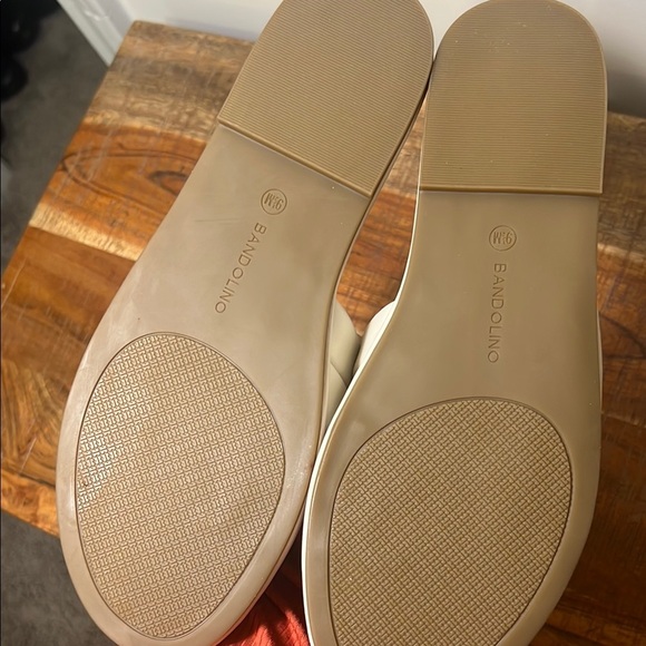 Bandolino Women's Cream Slide Sandals, Women’s 9.5 - Picture 3 of 5
